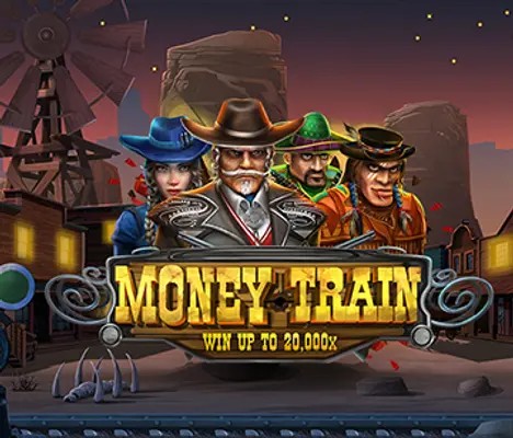 Try Money Train slot by Relax Gaming on gamemaniacasino.com – logo image